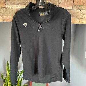 EUC Mountain Hardwear Men’s Tech Fleece 1/4 Zip Pullover Soft Sweatshirt Black S